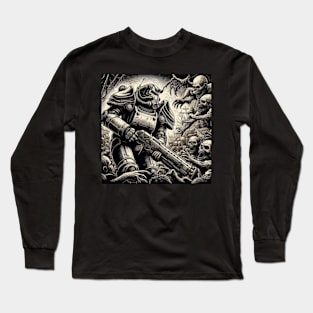 Brotherhood of steel versus ghoul Long Sleeve T-Shirt